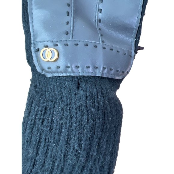 Vintage Gloves Leather Knit Retro Authentic Design Winter Accessories - Picture 8 of 8